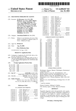 (12) United States Patent (10) Patent No.: US 6,680,047 B2 Klaveness Et Al