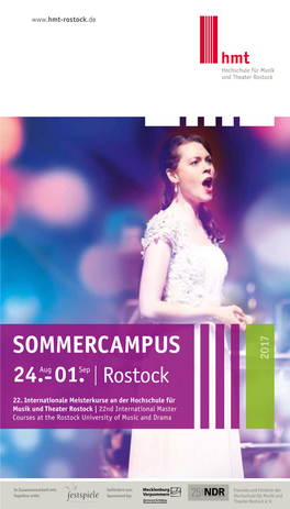 SOMMERCAMPUS 2017 24.Aug-01.Sep Rostock