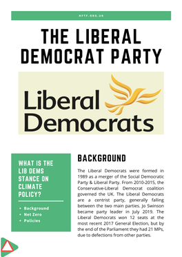 Lib Dem Party Briefing