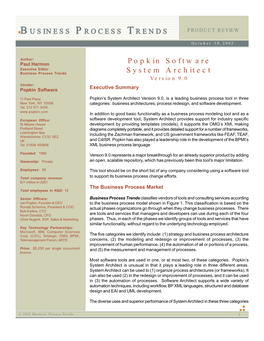 Popkin Software System Architect