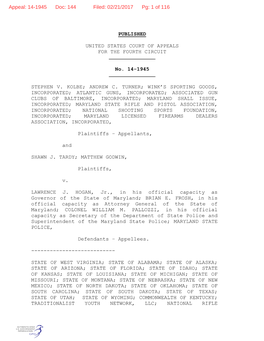 Published United States Court of Appeals for The