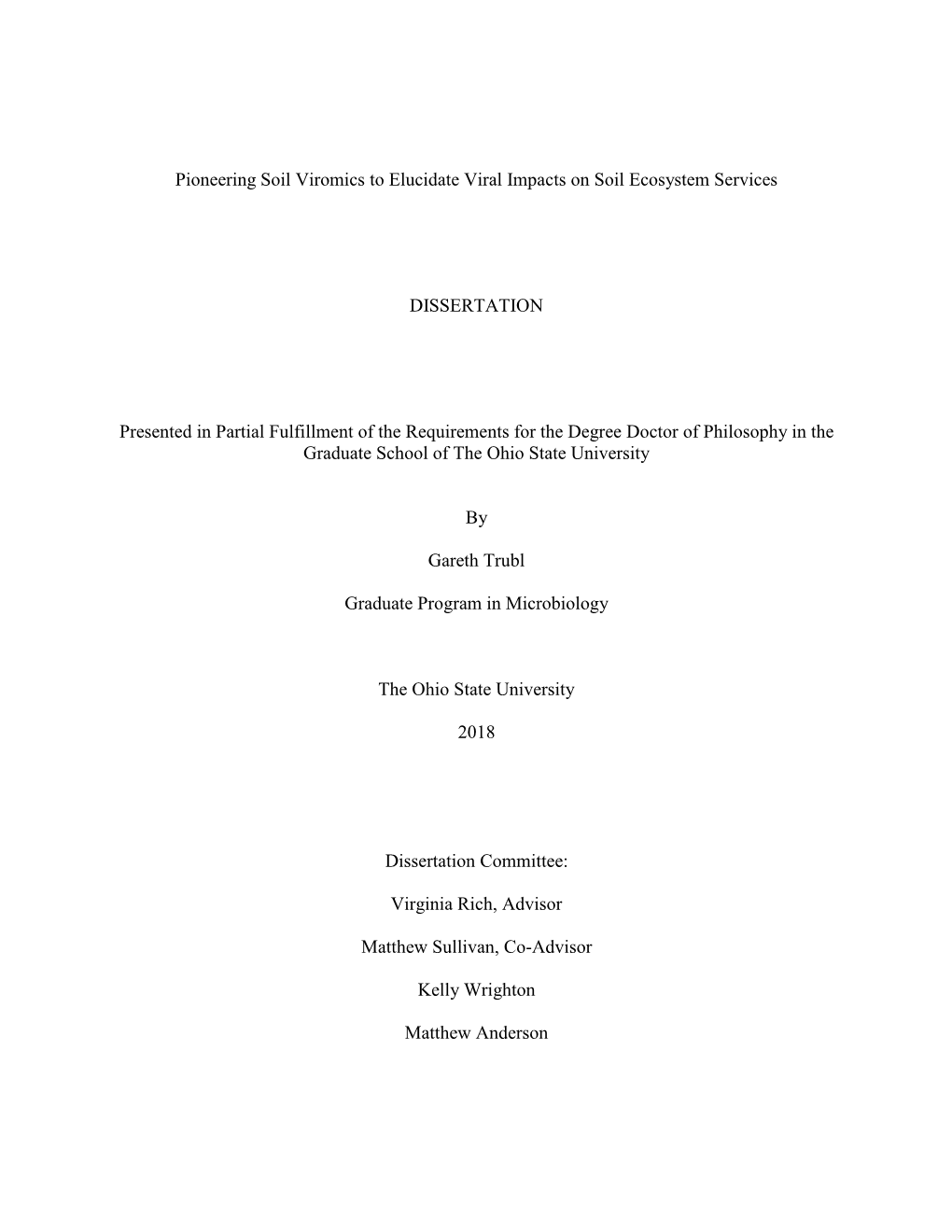 Pioneering Soil Viromics to Elucidate Viral Impacts on Soil Ecosystem Services