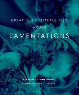 Lamentations Bible Study Guide