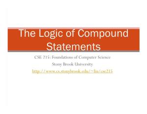 The Logic of Compound Statements