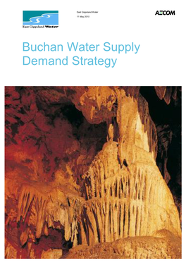 Buchan Water Supply Demand Strategy Buchan Water Supply Demand Strategy AECOM