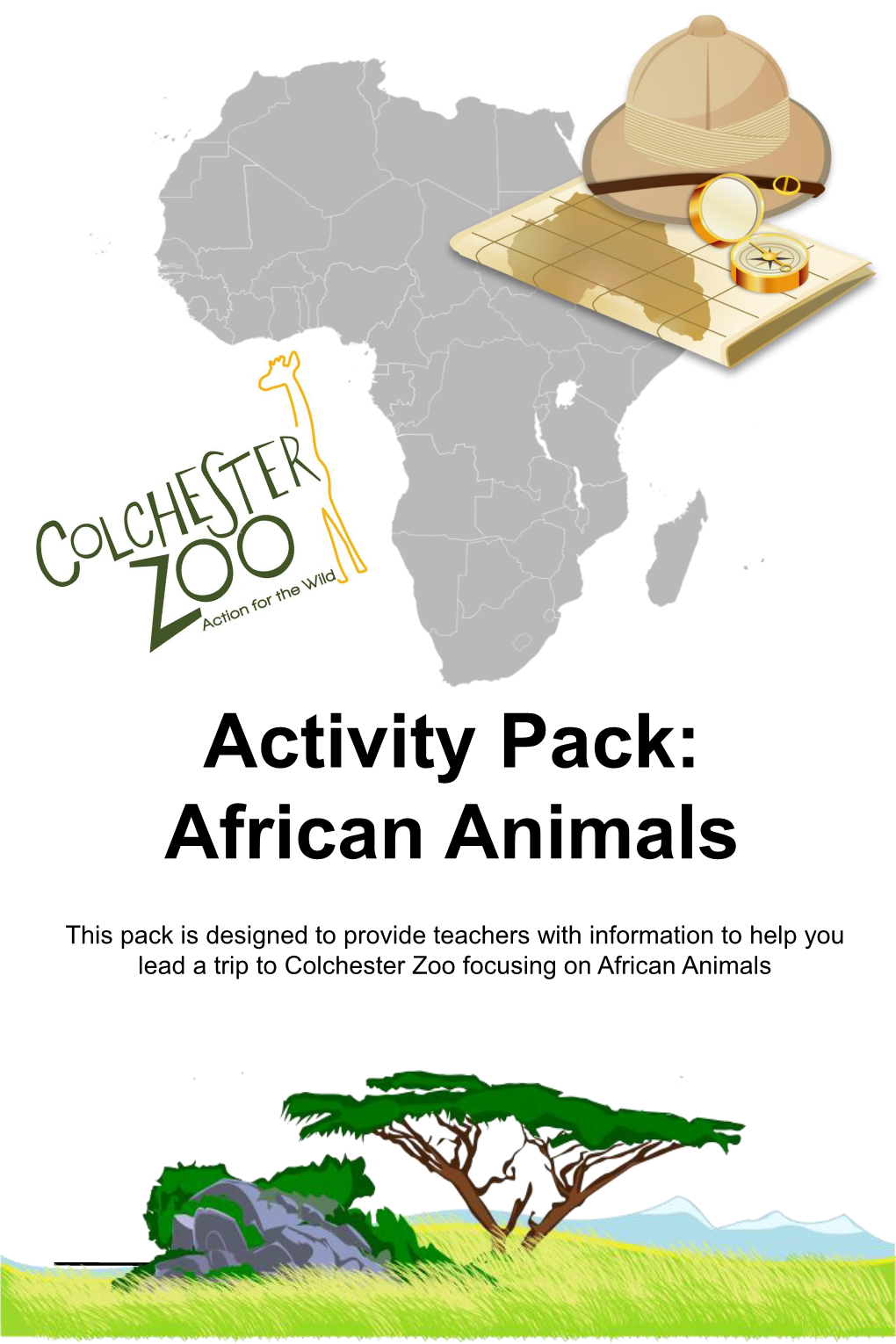 Activity Pack: African Animals