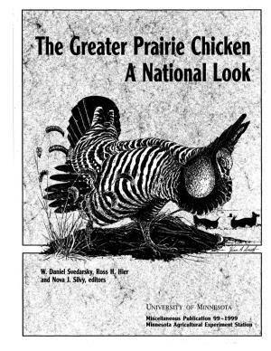 The Greater Prairie Chicken a National Look