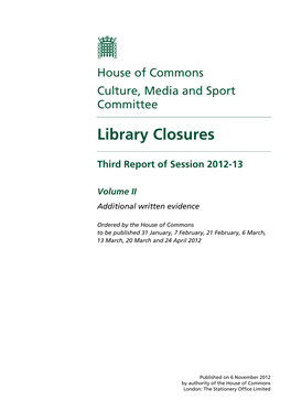 Library Closures