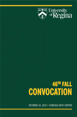 46Th Fall Convocation