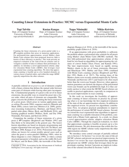 Counting Linear Extensions in Practice: MCMC Versus Exponential Monte Carlo