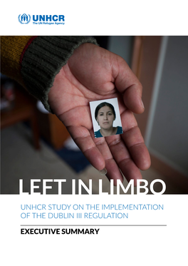 Unhcr Study on the Implementation of the Dublin Iii Regulation