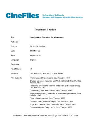 Cinefiles Document #37926