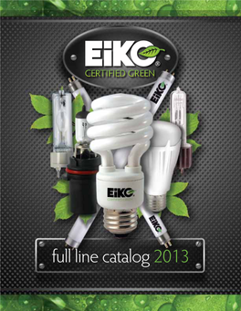 Full Line Catalog 2013 Eiko PRESENTS