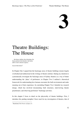 Theatre Buildings: the House 3