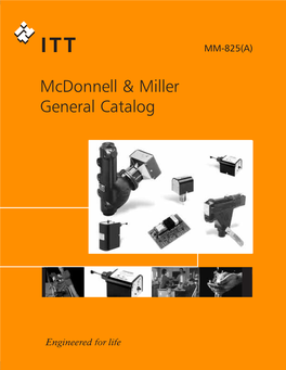 Mcdonnell & Miller General Catalog