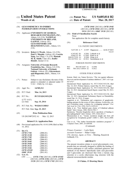 (12) United States Patent (10) Patent No.: US 9,605,014 B2 Woods Et Al