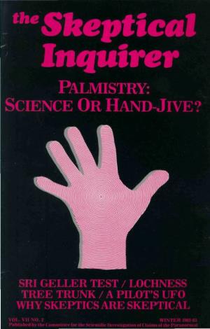 Palmistry: Science Or Hand-Jive?