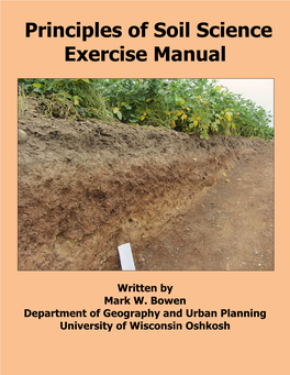 Principles of Soil Science Exercise Manual