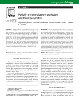 Penicillin and Cephalosporin Production: A