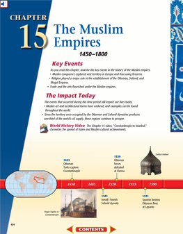 Chapter 15: the Muslim Empires, 1450-1800