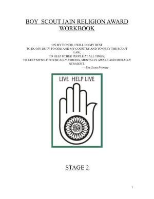 Jain Award Boy Scout Workbook Green Stage 2