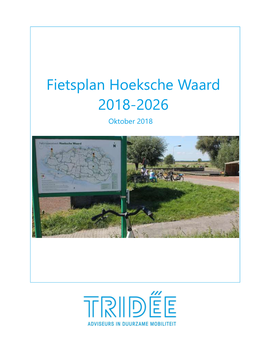 Fietsplan Hoeksche Waard 2018-2026 Oktober 2018