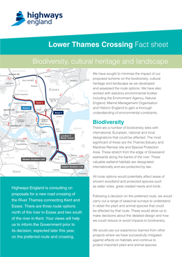Lower Thames Crossing Fact Sheet
