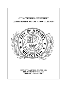 2002 Comprehensive Annual Financial Report