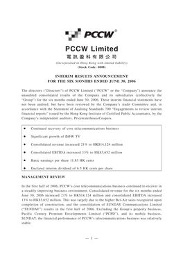 PCCW Limited