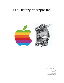 The History of Apple Inc