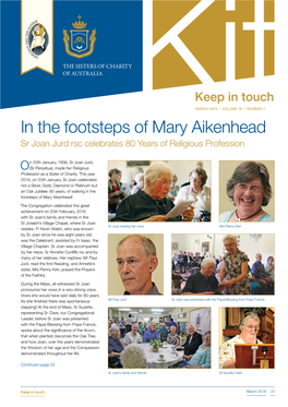 In the Footsteps of Mary Aikenhead Sr Joan Jurd Rsc Celebrates 80 Years of Religious Profession
