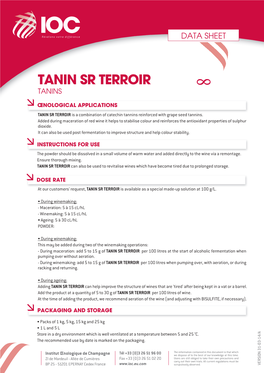 Ft Tanin Sr Terroir (En)