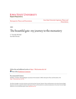 The Beautiful Gate: My Journey to the Monastery C
