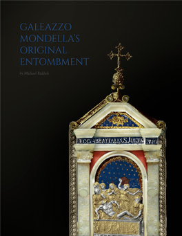 Galeazzo Mondella's Original Entombment