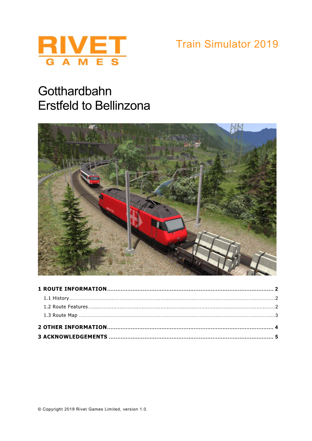 Gotthardbahn Erstfeld to Bellinzona