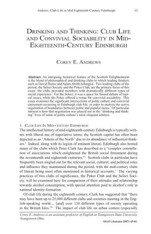 Eighteenth-Century Edinburgh 65