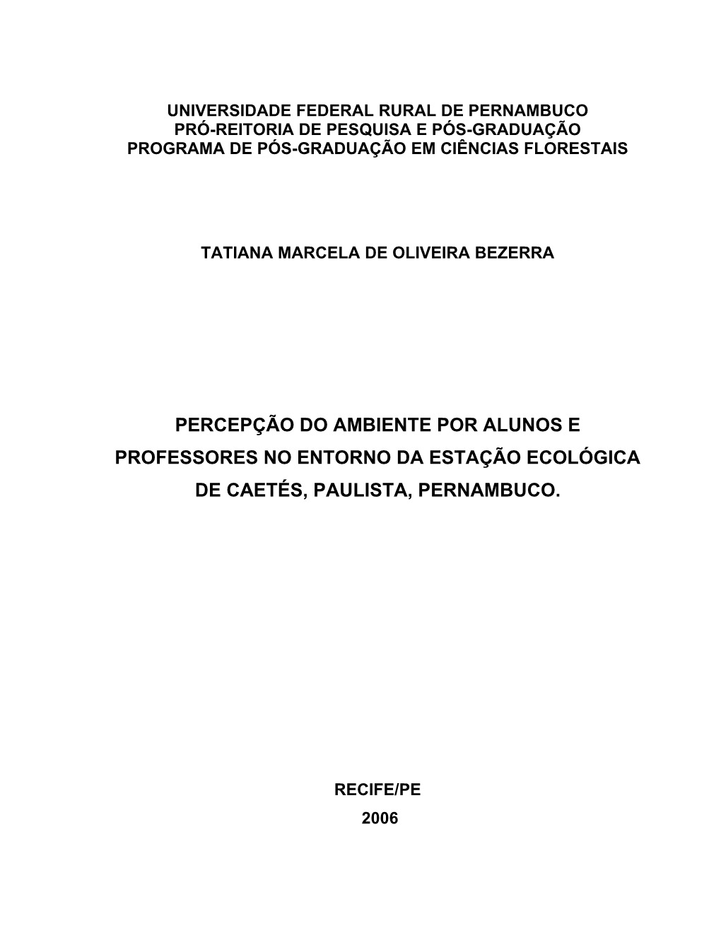 Parte Inicial Dissertação Tatiana Bezerra