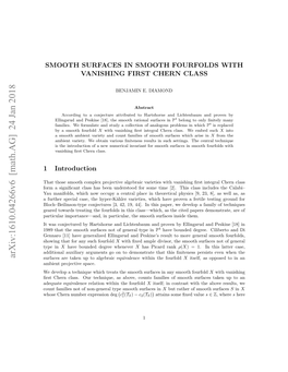 Arxiv:1610.04266V6 [Math.AG]