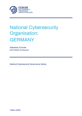 National Cybersecurity Organisation: GERMANY