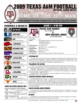 2009 Texas A&M Football