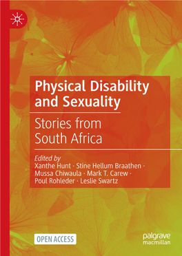 Physical Disability and Sexuality Stories from South Africa