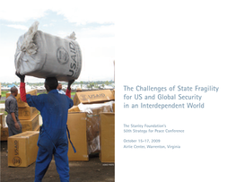 The Challenges of State Fragility for US and Global Security in an Interdependent World