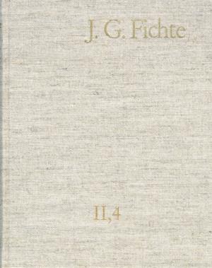 J. G. Fichte-Gesamtausgabe 11,4