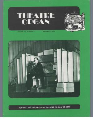 Journal of the American Theatre Organ Society