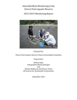 2013-2015 Cherry Point Final Report