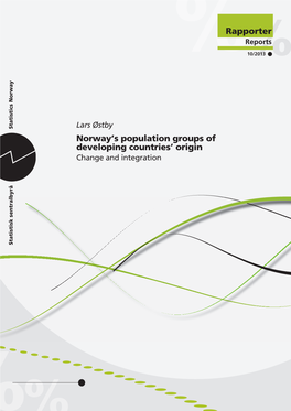 Norway's Population Groups of Developing Countries' Origin Change and Integration