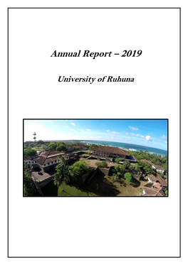 Annual Report – 2019