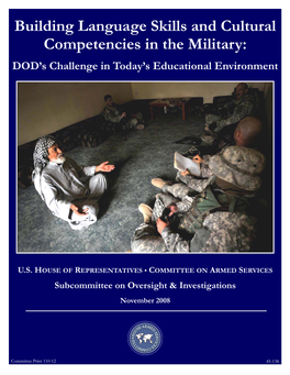 Building Language Skills and Cultural Competencies in the Military