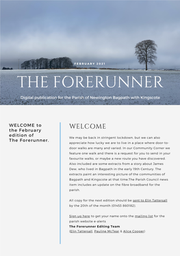 FORERUNNER Digital Publication for the Parish of Newington Bagpath with Kingscote