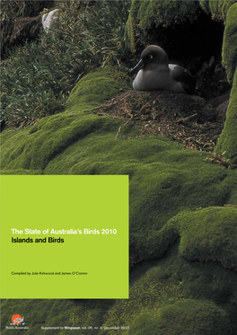 The State of Australia's Birds 2010 Islands and Birds